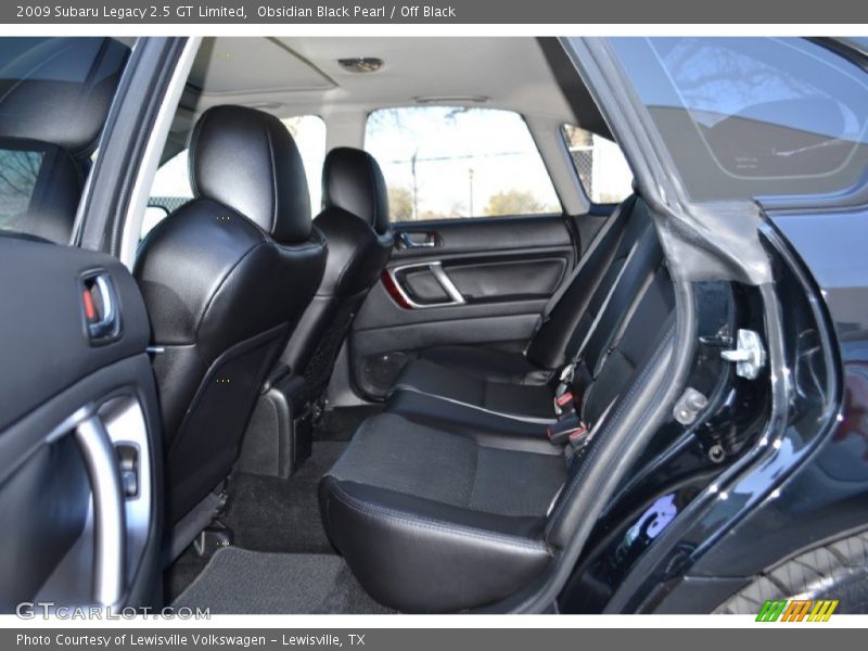Rear Seat of 2009 Legacy 2.5 GT Limited