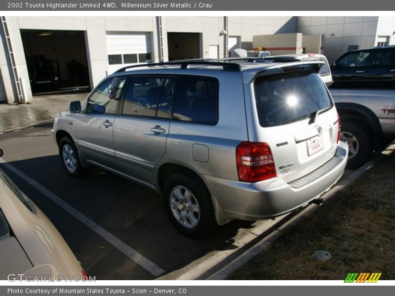 Millennium Silver Metallic / Gray 2002 Toyota Highlander Limited 4WD