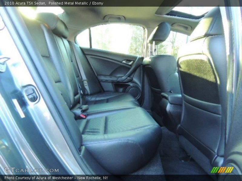 Rear Seat of 2010 TSX Sedan