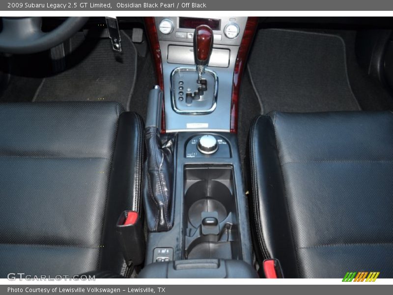 Controls of 2009 Legacy 2.5 GT Limited