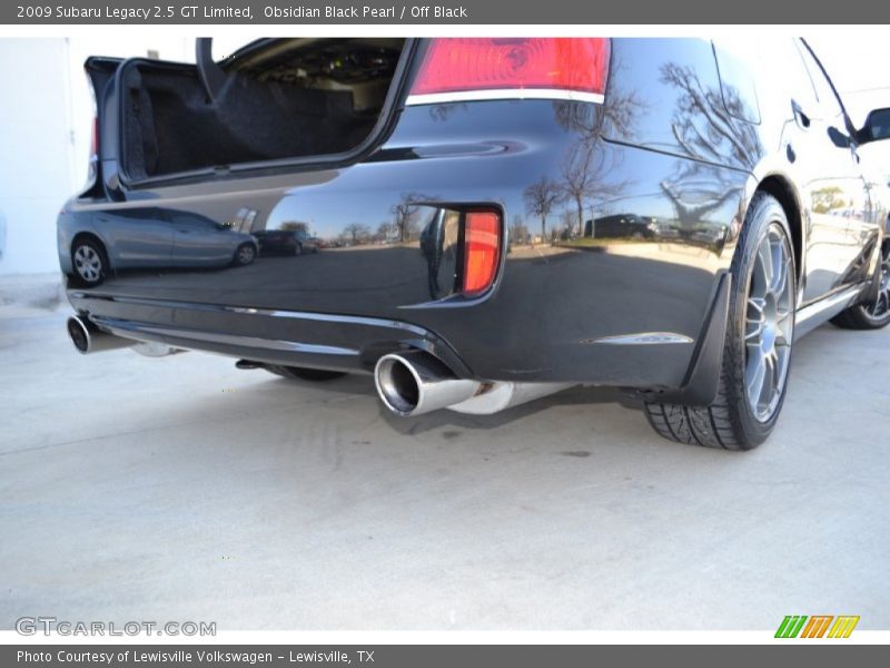 Obsidian Black Pearl / Off Black 2009 Subaru Legacy 2.5 GT Limited