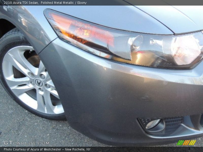 Polished Metal Metallic / Ebony 2010 Acura TSX Sedan