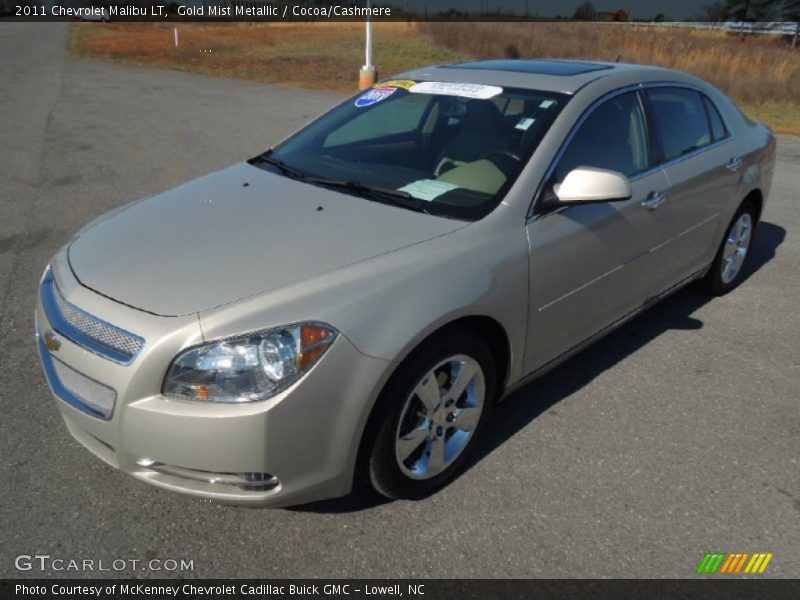 Gold Mist Metallic / Cocoa/Cashmere 2011 Chevrolet Malibu LT