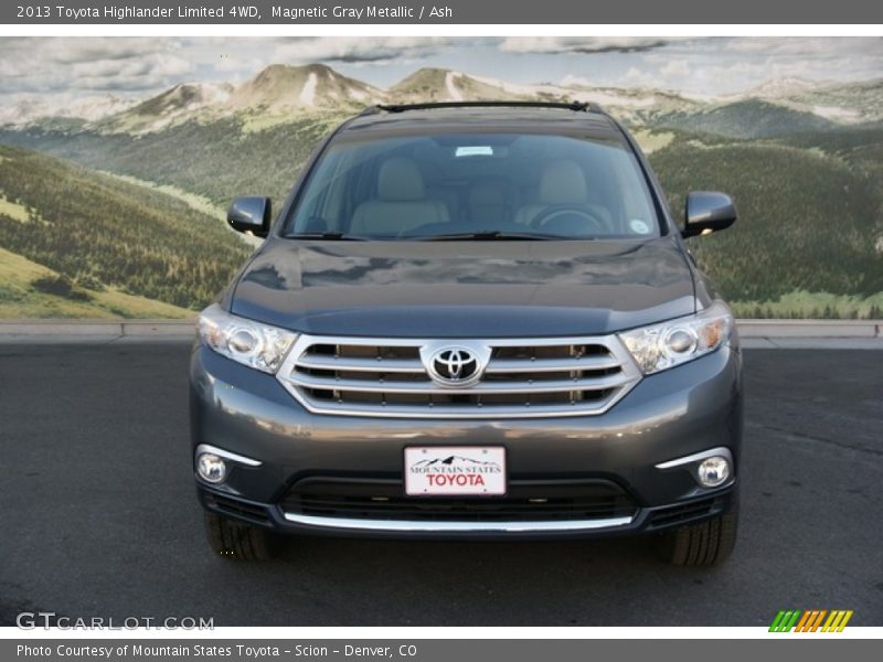 Magnetic Gray Metallic / Ash 2013 Toyota Highlander Limited 4WD