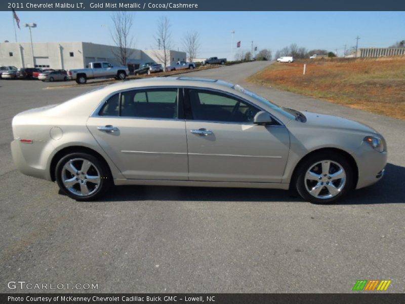 Gold Mist Metallic / Cocoa/Cashmere 2011 Chevrolet Malibu LT