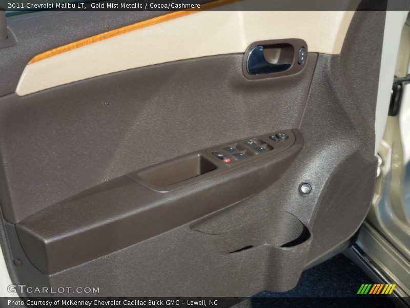Gold Mist Metallic / Cocoa/Cashmere 2011 Chevrolet Malibu LT