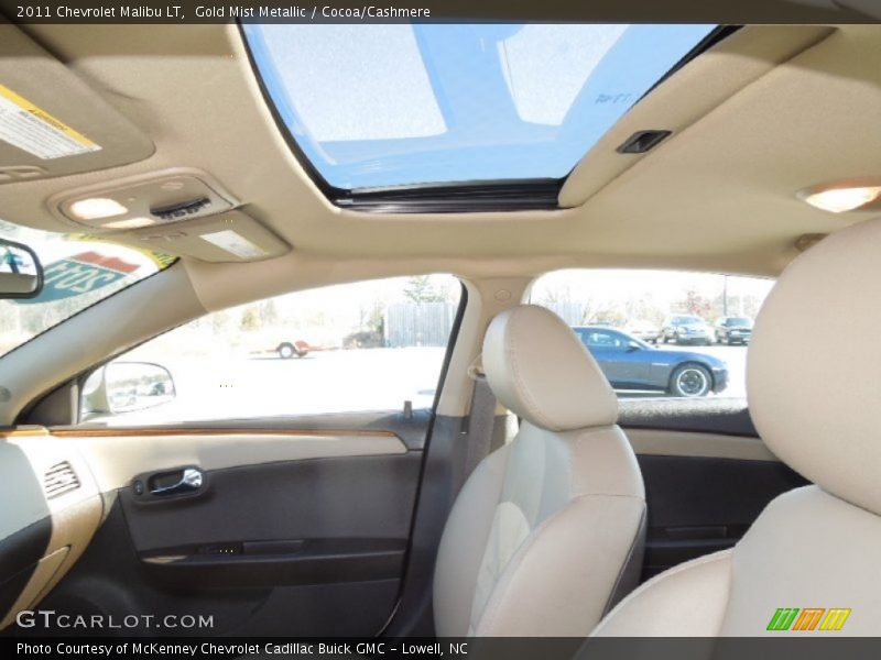 Gold Mist Metallic / Cocoa/Cashmere 2011 Chevrolet Malibu LT