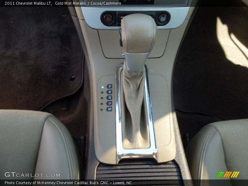 Gold Mist Metallic / Cocoa/Cashmere 2011 Chevrolet Malibu LT