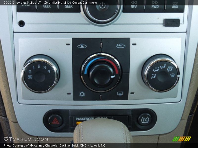Gold Mist Metallic / Cocoa/Cashmere 2011 Chevrolet Malibu LT