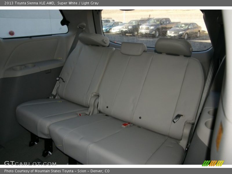 Super White / Light Gray 2013 Toyota Sienna XLE AWD