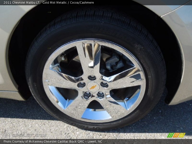 Gold Mist Metallic / Cocoa/Cashmere 2011 Chevrolet Malibu LT