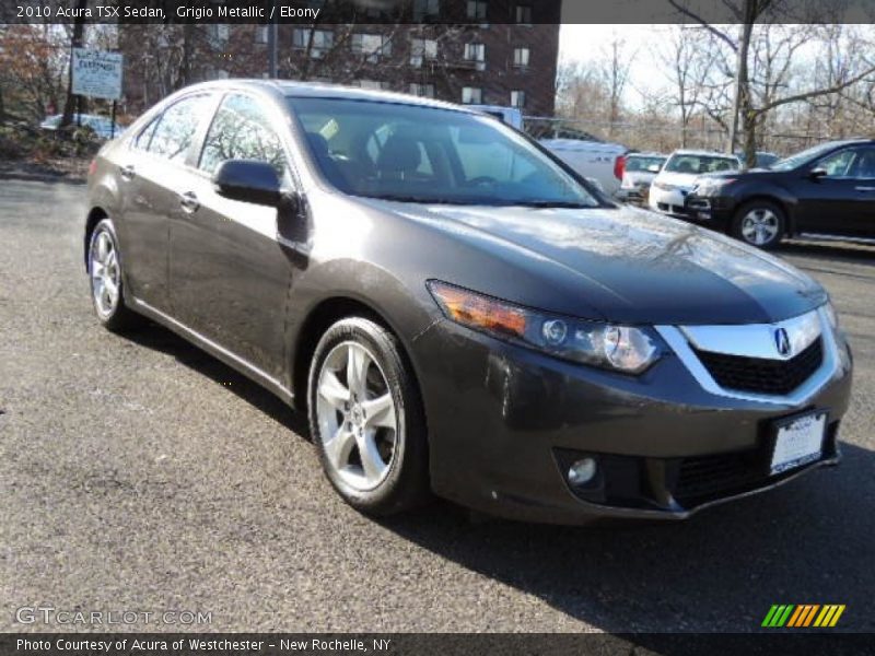 Grigio Metallic / Ebony 2010 Acura TSX Sedan