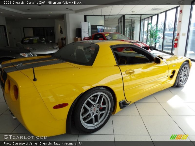 Millenium Yellow / Black 2003 Chevrolet Corvette Z06