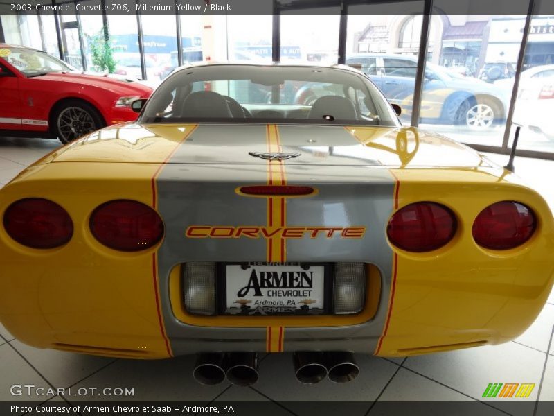 Millenium Yellow / Black 2003 Chevrolet Corvette Z06