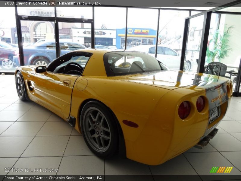 Millenium Yellow / Black 2003 Chevrolet Corvette Z06