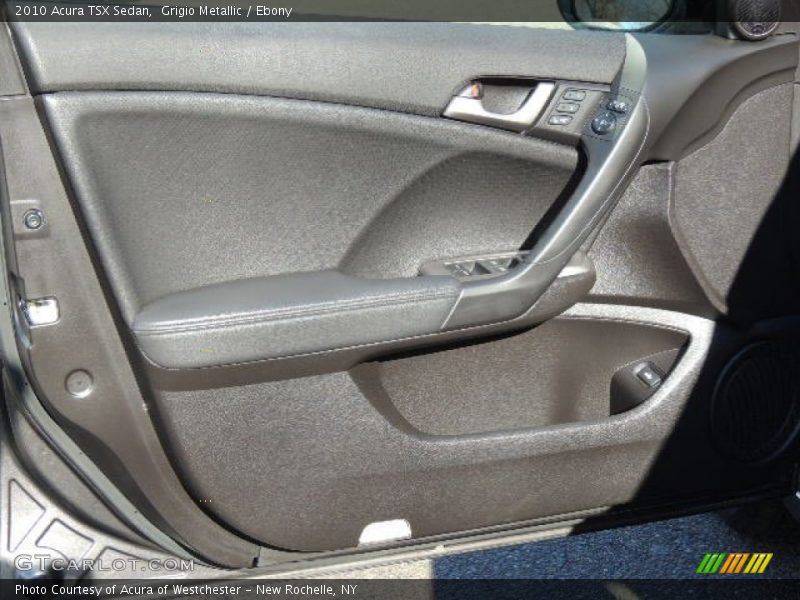 Grigio Metallic / Ebony 2010 Acura TSX Sedan