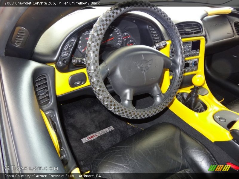 Millenium Yellow / Black 2003 Chevrolet Corvette Z06
