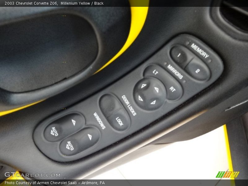 Millenium Yellow / Black 2003 Chevrolet Corvette Z06