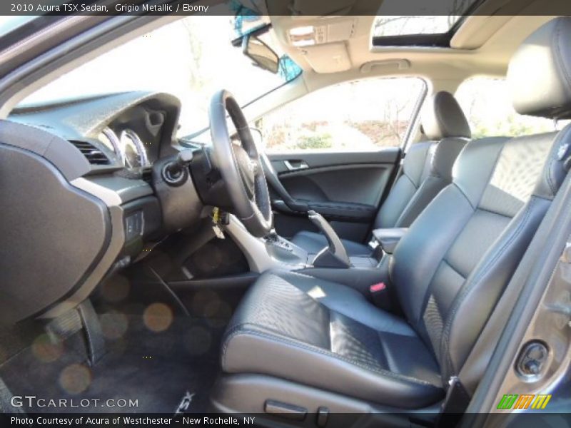Grigio Metallic / Ebony 2010 Acura TSX Sedan