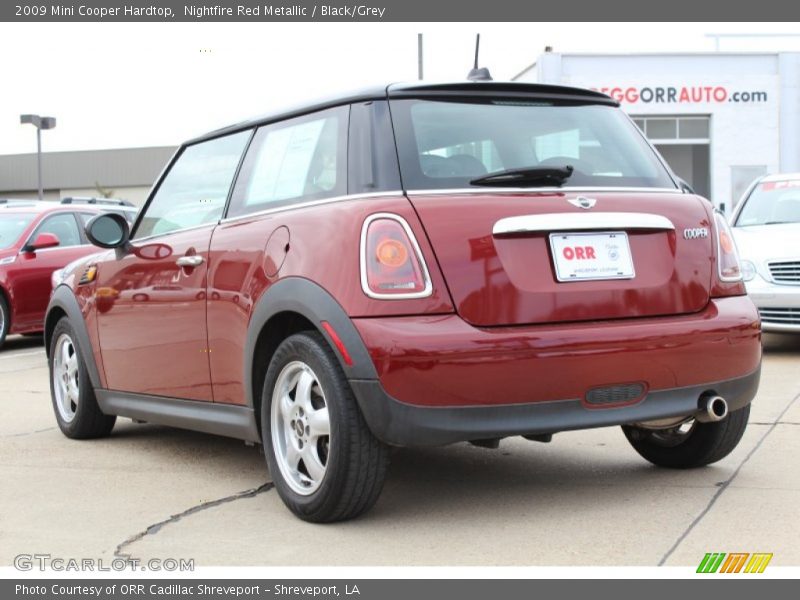 Nightfire Red Metallic / Black/Grey 2009 Mini Cooper Hardtop