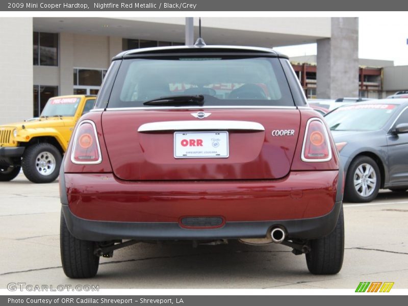 Nightfire Red Metallic / Black/Grey 2009 Mini Cooper Hardtop