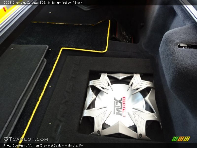 Millenium Yellow / Black 2003 Chevrolet Corvette Z06