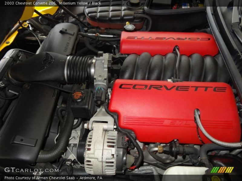 Millenium Yellow / Black 2003 Chevrolet Corvette Z06