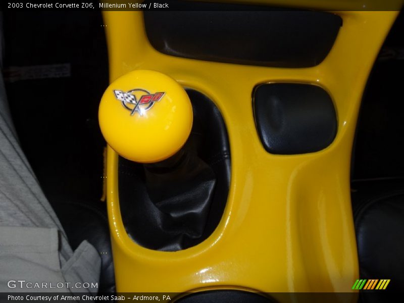 Millenium Yellow / Black 2003 Chevrolet Corvette Z06