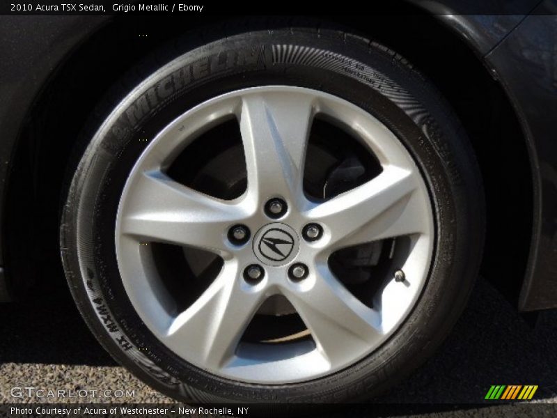 Grigio Metallic / Ebony 2010 Acura TSX Sedan