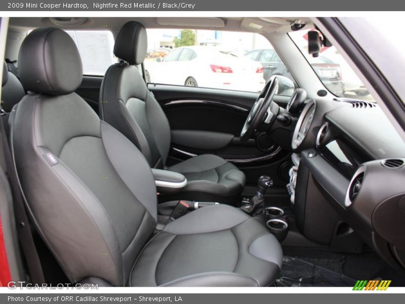 Nightfire Red Metallic / Black/Grey 2009 Mini Cooper Hardtop