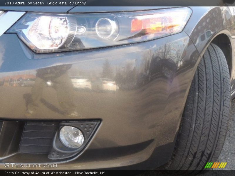 Grigio Metallic / Ebony 2010 Acura TSX Sedan