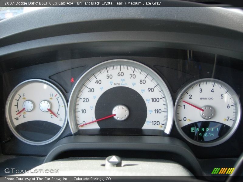  2007 Dakota SLT Club Cab 4x4 SLT Club Cab 4x4 Gauges
