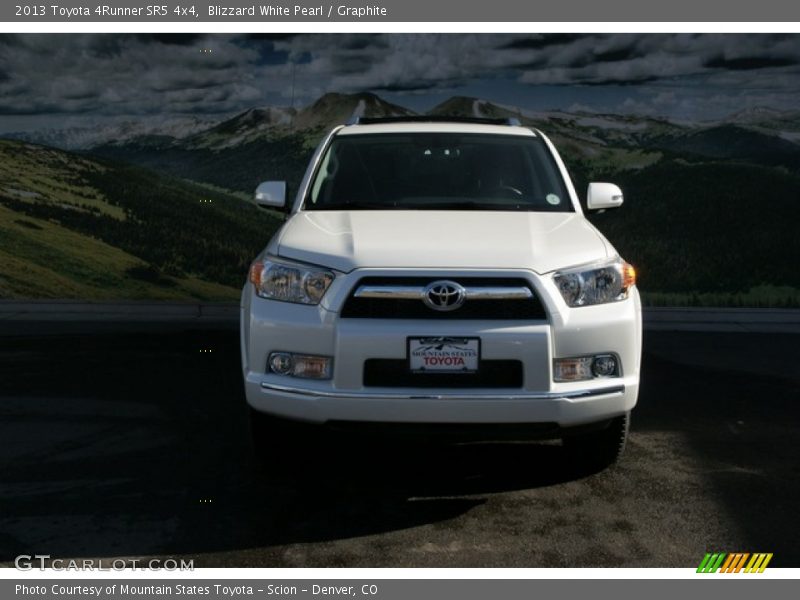 Blizzard White Pearl / Graphite 2013 Toyota 4Runner SR5 4x4