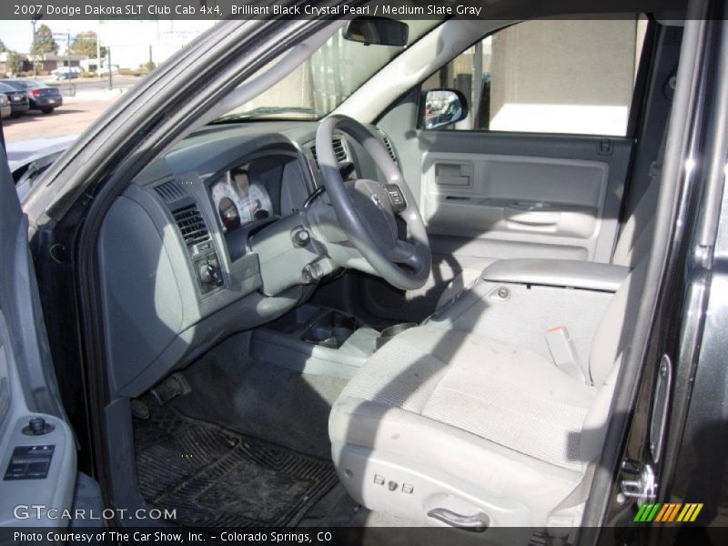  2007 Dakota SLT Club Cab 4x4 Medium Slate Gray Interior