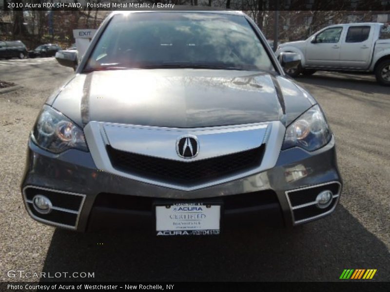 Polished Metal Metallic / Ebony 2010 Acura RDX SH-AWD