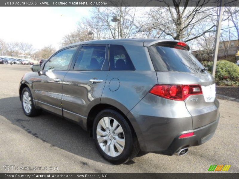 Polished Metal Metallic / Ebony 2010 Acura RDX SH-AWD