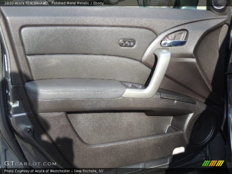 Polished Metal Metallic / Ebony 2010 Acura RDX SH-AWD
