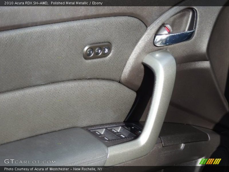 Polished Metal Metallic / Ebony 2010 Acura RDX SH-AWD