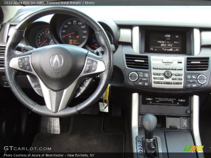 Polished Metal Metallic / Ebony 2010 Acura RDX SH-AWD