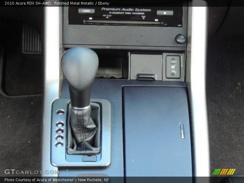 Polished Metal Metallic / Ebony 2010 Acura RDX SH-AWD