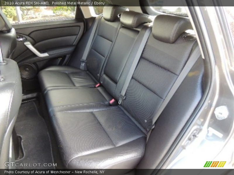 Polished Metal Metallic / Ebony 2010 Acura RDX SH-AWD