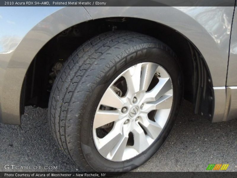 Polished Metal Metallic / Ebony 2010 Acura RDX SH-AWD