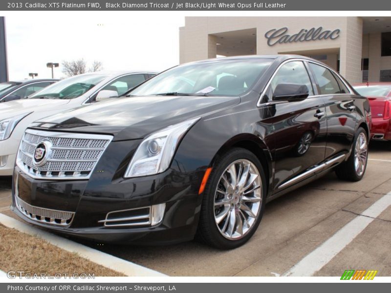 Black Diamond Tricoat / Jet Black/Light Wheat Opus Full Leather 2013 Cadillac XTS Platinum FWD