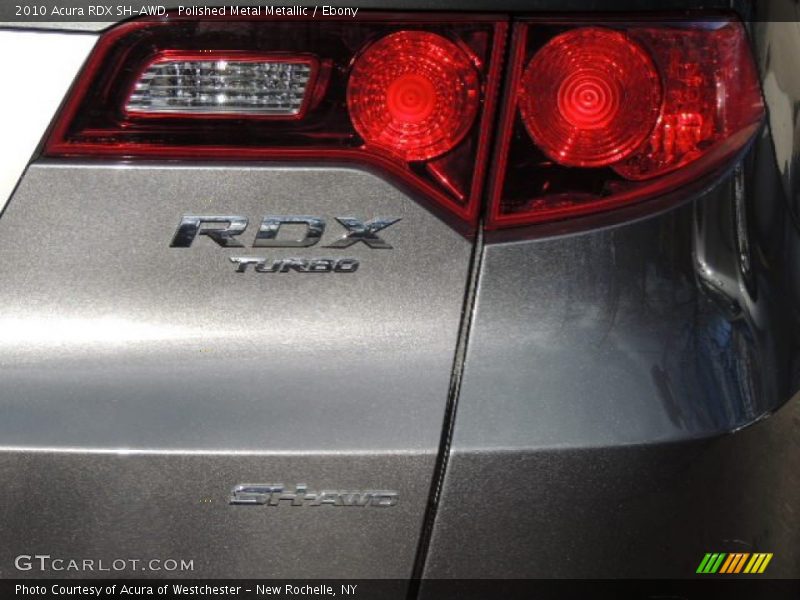 Polished Metal Metallic / Ebony 2010 Acura RDX SH-AWD