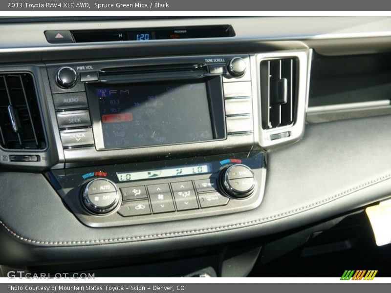 Spruce Green Mica / Black 2013 Toyota RAV4 XLE AWD