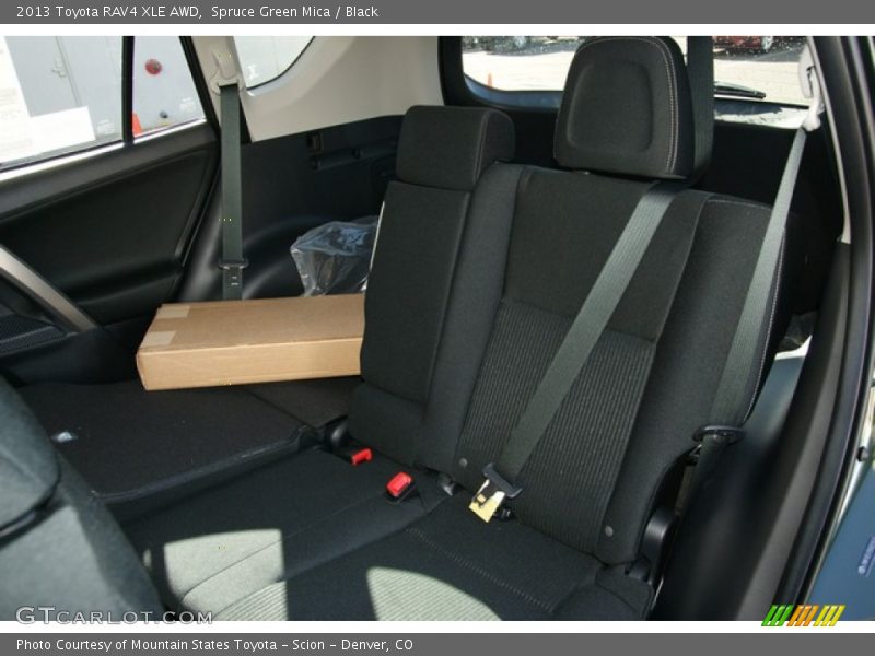 Spruce Green Mica / Black 2013 Toyota RAV4 XLE AWD