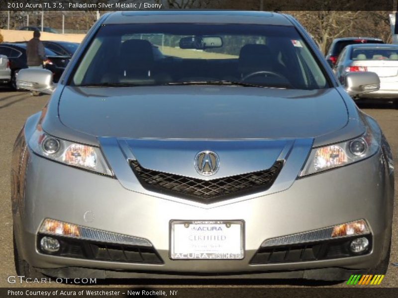 Palladium Silver Metallic / Ebony 2010 Acura TL 3.5