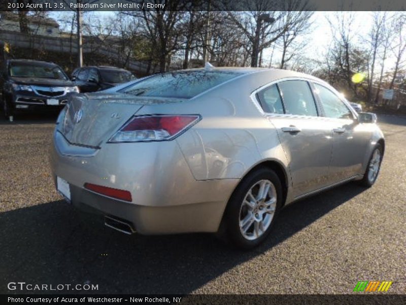 Palladium Silver Metallic / Ebony 2010 Acura TL 3.5