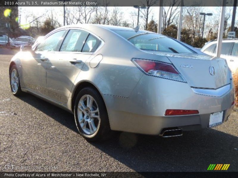 Palladium Silver Metallic / Ebony 2010 Acura TL 3.5
