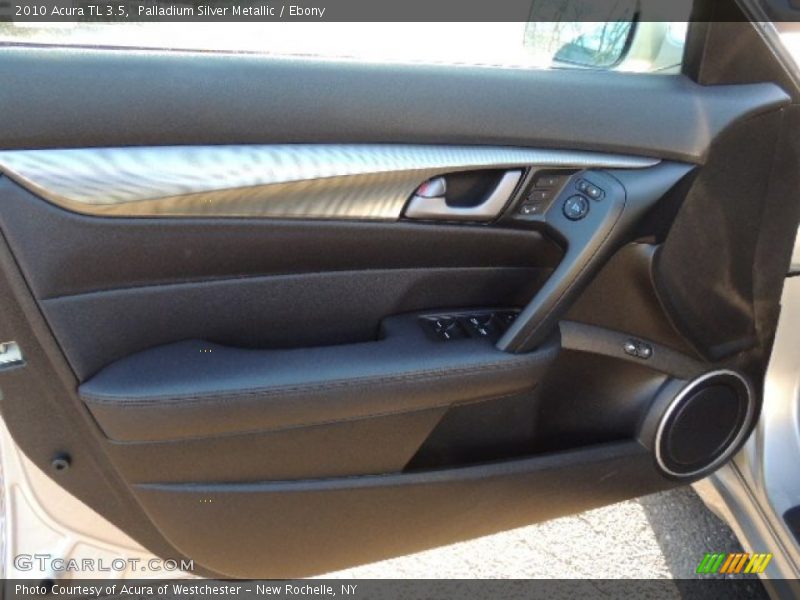 Palladium Silver Metallic / Ebony 2010 Acura TL 3.5